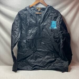 Harriton black LUKE BRYAN pullover jacket raincoat size medium